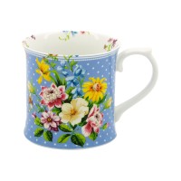 Katie Alice English Garden Blue Floral Tankard Mug 400ml Katie Alice English Garden Blue Floral Tankard Mug 400ml