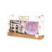 Belle and Boo Dandelion 6pc Melamine Eating Set image