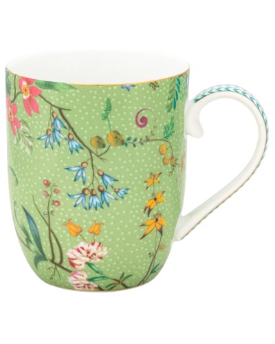 Pip Studio Jolie Flowers Small Mug Green 145ml image