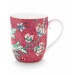 Pip Studio Flower Festival Mugs Dark Pink 145ml Set/2 Tableware, Homewares, Brand New , Christmas Gifts, Wedding Gifts, mugs, Pip Studio image
