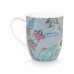 PIP Studio Flower Festival design Mug 145 ml Light Blue image