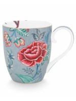 Pip Studio Flower Festival XL Mug Light Blue 450ml Pip Studio Flower Festival XL Mug Light Blue 450ml