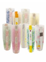 Reusable BPA free Plastic Beaker 1 x 12 piece set 