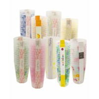 Reusable BPA free Plastic Beaker 1 x 12 piece set 