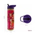 Hox Rainbow High Multi colour Flip Up Straw Drinks Bottle 600ml image