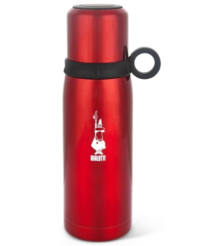 Bialetti Red Stainless Steel Vacuum Insulated Flask 460ml image