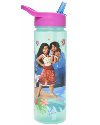Polar Gear Moana 2 Flip Up Straw Drinks Bottle 600ml image