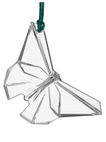 Waterford Origami Butterfly Glass Tree Ornament. Waterford Origami Butterfly Glass Tree Ornament.