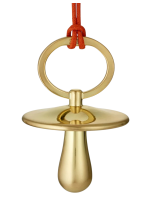 Waterford Golden Pacifier Christmas Ornament Waterford Golden Pacifier Christmas Ornament