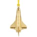 Waterford Golden Rocket Ship Christmas Ornament Tableware, Homewares, Waterford Crystal, Brand New , Christmas Gifts, Wedding Gifts, Glassware, Waterford image