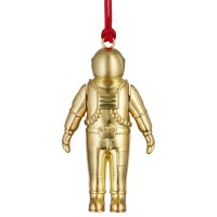 Waterford Golden Christmas Spaceman Hanging Ornament Waterford Golden Christmas Spaceman Hanging Ornament