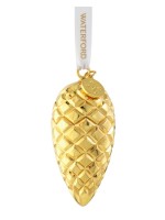 Waterford Golden Fir Cone Christmas Ornament Waterford Golden Fir Cone Christmas Ornament