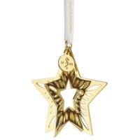 Waterford Golden 3D Star Tree Ornament.
