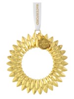 Waterford Golden Wreath Christmas Ornament 2022 Waterford Golden Wreath Christmas Ornament 2022