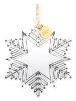 Waterford Snowcrystal Glass Tree Ornament. Waterford Snowcrystal Glass Tree Ornament.