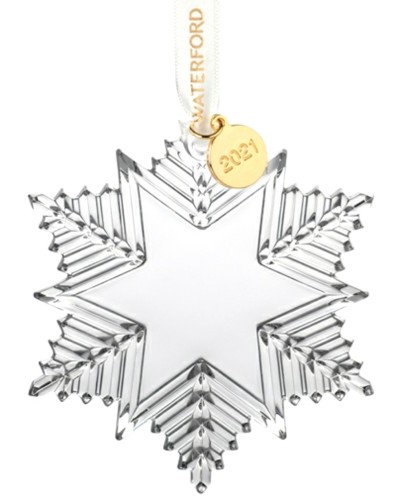 Showing image for Waterford Snowcrystal Glass Tree Ornament. Waterford Snowcrystal Glass Tree Ornament. image