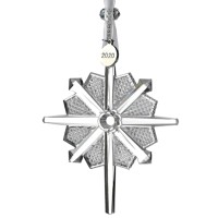 Waterford Snowstar Crystal Glass Tree Ornament 4"
