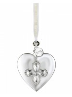 Waterford Silver Heart Tree Ornament. Waterford Silver Heart Tree Ornament.