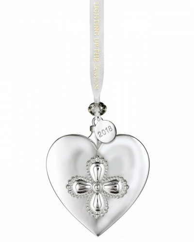 Showing image for Waterford Silver Heart Tree Ornament. Waterford Silver Heart Tree Ornament. image