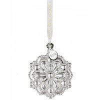 Waterford Silver Snowflake Tree Ornament.