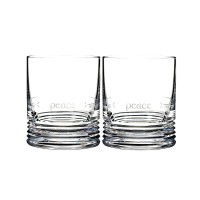 Waterford Ogham Peace Lead Crystal Tumbler (Set of 2) Waterford Ogham Peace Lead Crystal Tumbler (Set of 2)