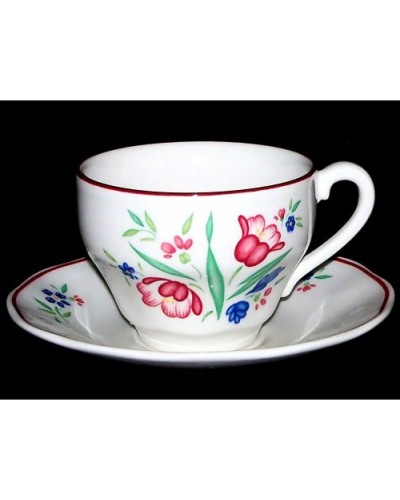 Johnson Brothers Floral Pattern Cup & Saucer image