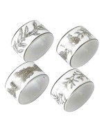Wedgwood Winter White Napkin Rings Set of 4 Wedgwood Winter White Napkin Rings Set of 4