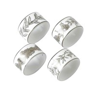 Wedgwood Winter White Napkin Rings Set of 4