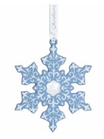 Wedgwood Blue Snowflake Jasper Tree Decoration Christmas 2023 Wedgwood Blue Snowflake Jasper Tree Decoration Christmas 2023