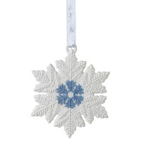 Wedgwood Snowflake Ornament White Tree Decoration Christmas 2021 