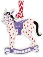 Wedgwood Rocking Horse Nutcracker Christmas Tree Decoration Wedgwood Rocking Horse Nutcracker Christmas Tree Decoration