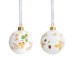 Wedgwood Wild Strawberry Christmas Bauble set of 2 image