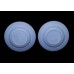 Wedgwood Conneticate State Seal Series Jasperware White on Blue Compotiers 2 pce image