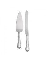 Wedgwood Vera Wang Grosgrain Cake Knife and Server Set