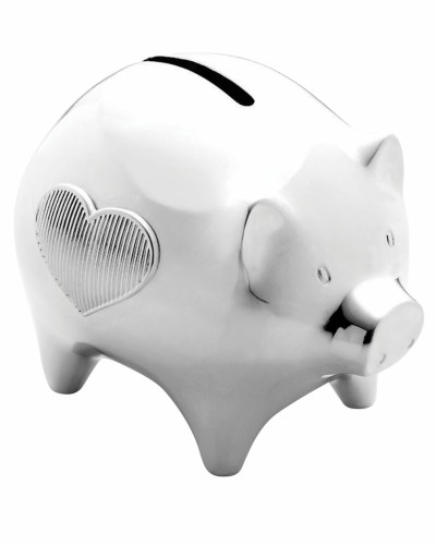 Showing image for Wedgwood Vera Wang Baby Collection Silver Plated Piggy Bank Wedgwood Vera Wang Baby Collection Silver Plated Piggy Bank Wedgwood, Homewares, Wedgwood , Brand New , Christmas Gifts, Christening Gifts image