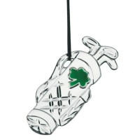 Galway Irish Crystal Golf Bag Christmas Tree Ornament Galway Irish Crystal Golf Bag Christmas Tree Ornament