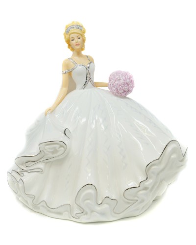 English Ladies.Co Bride of the Year Blond Thelma Madine Figurine image