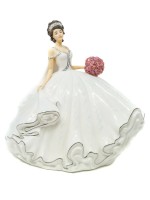 English Ladies.Co Bride of the Year Brunett Thelma Madine Figurine