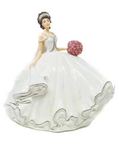English Ladies.Co Bride of the Year Brunett Thelma Madine Figurine image