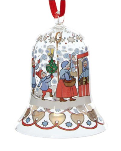 Hutschenreuther Glass Bell Christmas Tree Ornament Christmas Market 2019 Christmas Decorations, Brand New , Christmas All, Christmas Decorations image