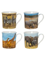 The Leonardo Collection Savanah Mugs x 4