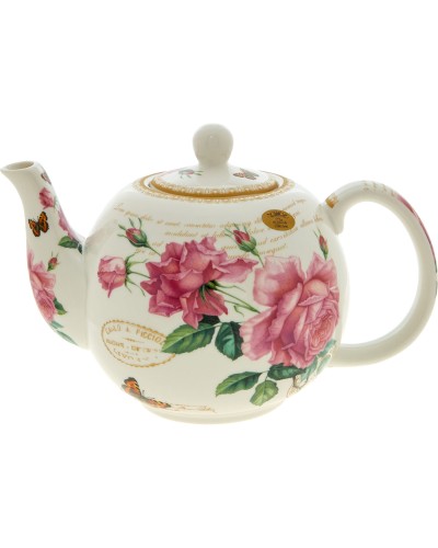 The Leonardo Collection Redoute Rose Fine China Teapot image