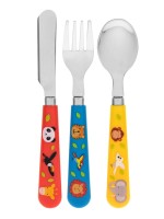 The Leonardo Collection Zoo Animals 3pc Cutlery Set