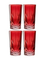The Leonardo Collection Capri Red Tumbler set of 4