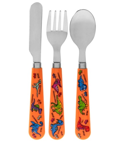 The Leonardo Collection Dinosaur 3pc Cutlery Set Homewares, Brand New , Christmas Gifts, Christening Gifts, Leonardo Collection image