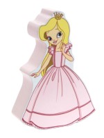 The Leonardo Collection Princess Money Box Rustic mdf Wood design