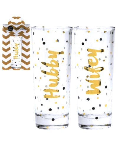 The Leonardo Collection Hubby & Wife Shot Glasses image