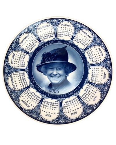 Wedgwood Queen 80th Birthday Calender Plate commissioned for the Daily Mail Wedgwood, Collectors Plates, Homewares, Wedgwood , Collectors Plates, Wedgwood Collectors Plates, Pre Owned image