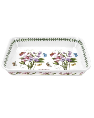 Portmeirion Botanic Garden Lasagne Dish Sweet Pea 36.5cm Tableware, Portmeirion, Portmeirion , Homewares, Brand New , Crazy Daisy image