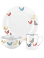 Scandi Birds 6 Piece Set Catherine Lansfield for Portmeirion Studio